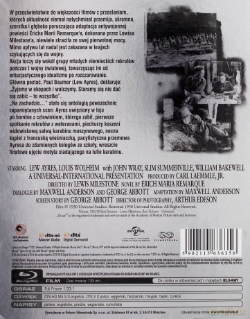 Na Zachodzie bez zmian (Platinum Collection) [Blu-Ray]