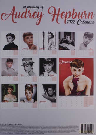 Audrey Hepburn Unofficial 2022 [KALENDARZ]