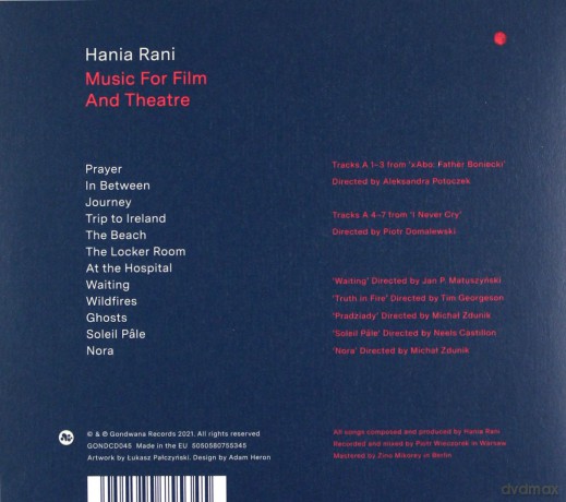 Hania Rani: Music For Film And Theatre [CD]