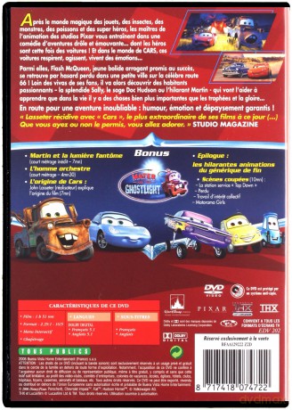 Cars (Auta) (Disney) [DVD]