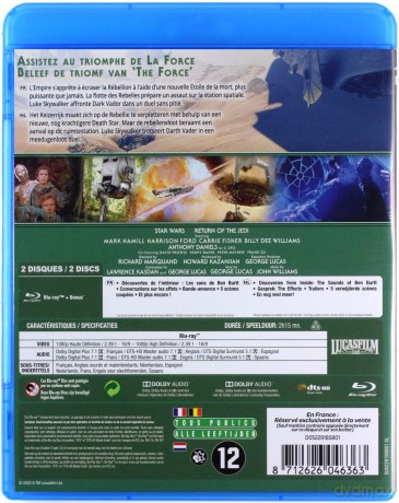 Star Wars: Episode VI - Return of the Jedi (Gwiezdne wojny: Powrót Jedi) [2xBlu-Ray]
