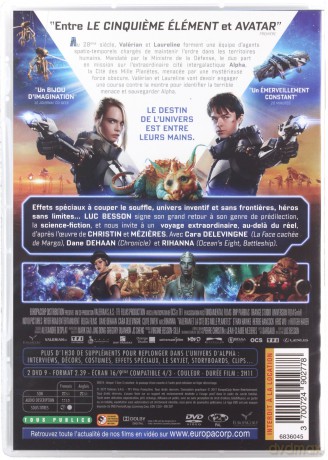 Valerian and the City of a Thousand Planets (Valerian i miasto tysiąca planet) [2DVD]