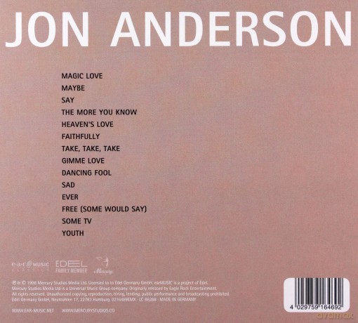 Jon Anderson: The More You Know (digipack) [CD]