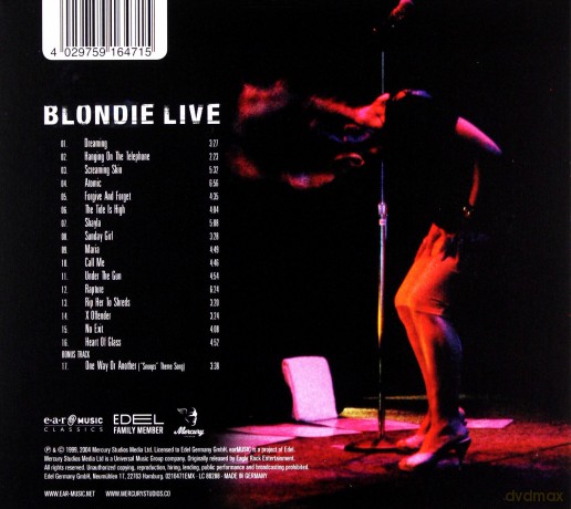 Blondie: Live 1999 (digipack) [CD]