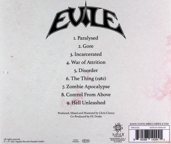 Evile: Hell Unleashed [CD]