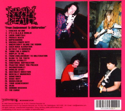 Napalm Death: From Enslavement To Obliteration FDR (digipack) [CD]