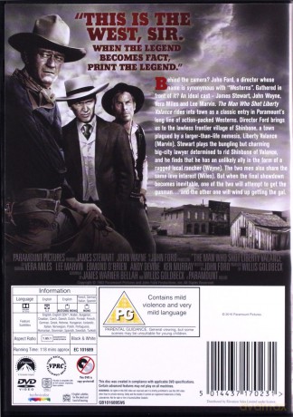 Człowiek, który zabił Liberty Valance'a [DVD]