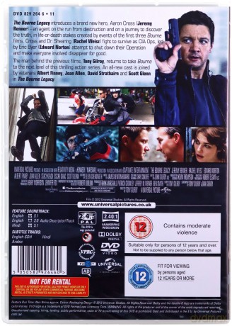The Bourne Legacy (Dziedzictwo Bourne'a) [DVD]