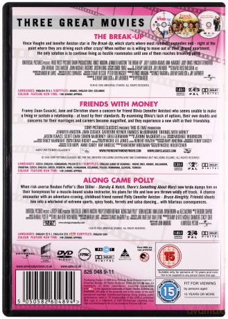 The Break Up / Friends With Money / Along Came Polly (Sztuka zrywania / Przyjaciele z kasą / Nadchodzi Polly) [3DVD]