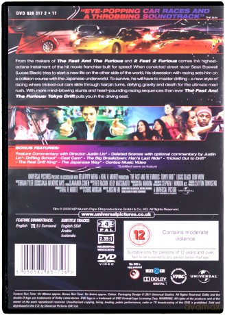 The Fast and the Furious: Tokyo Drift (Szybcy i wściekli: Tokio Drift) [DVD]