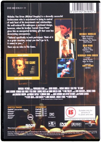 The Game (Gra) [DVD]