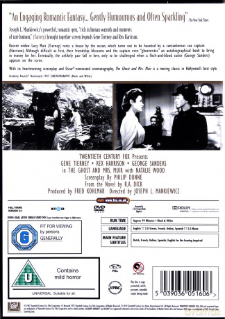 The Ghost and Mrs. Muir (Duch i pani Muir) [DVD]