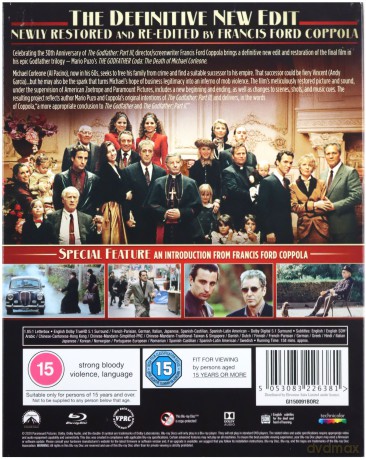 The Godfather Coda: The Death of Michael Corleone (Ojciec chrzestny III) [Blu-Ray]