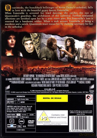 The Hunchback Of Notre Dame (Dzwonnik z Notre Dame) [DVD]