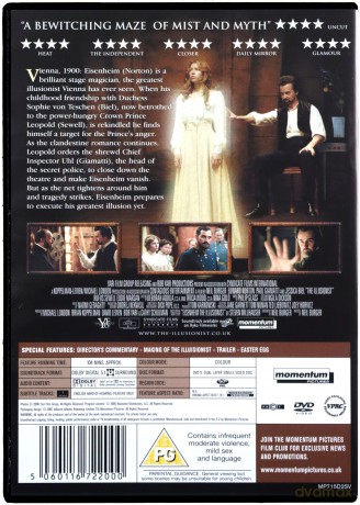 The Illusionist (Iluzjonista) [DVD]