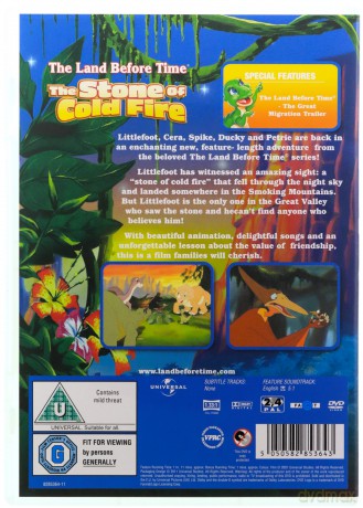 The Land Before Time VII: The Stone of Cold Fire (Pradawny ląd 7: Kamień zimnego ognia) [DVD]