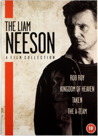 The Liam Neeson Film Collection: Kingdom of Heaven / Rob Roy / Taken / The A-Team (Królestwo Niebieskie / Drużyna A) [4DVD]