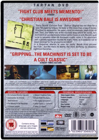 The Machinist (Mechanik) [DVD]