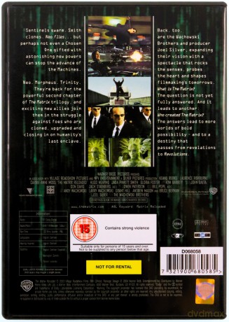 The Matrix Reloaded (Matrix reaktywacja) [DVD]