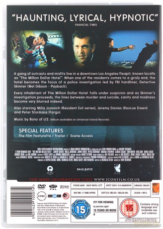 The Million Dollar Hotel [DVD]