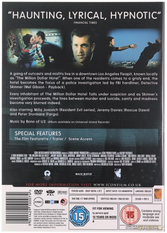 The Million Dollar Hotel [DVD]