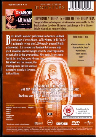 The Mummy (Mumia) [DVD]