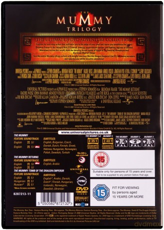 The Mummy 1-3 (Mumia 1-3) [3DVD]
