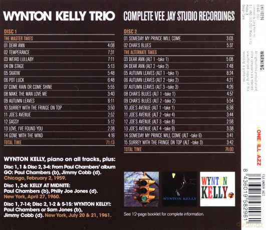 Wynton Kelly Trio: Complete Vee Jay Studio Recordings [2CD]