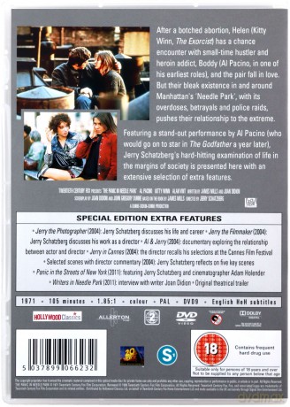 The Panic In Needle Park (Narkomani) [DVD]