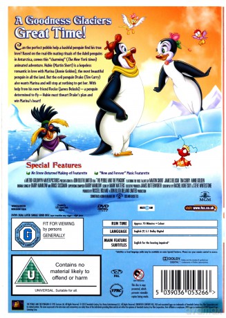 The Pebble and The Penguin (Zakochany pingwin) [DVD]