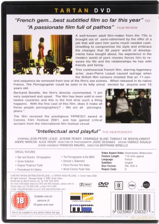The Pornographer (Pornograf) [DVD]
