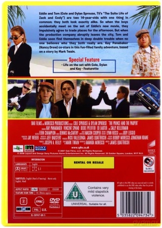 The Prince And The Pauper - The Movie [DVD]