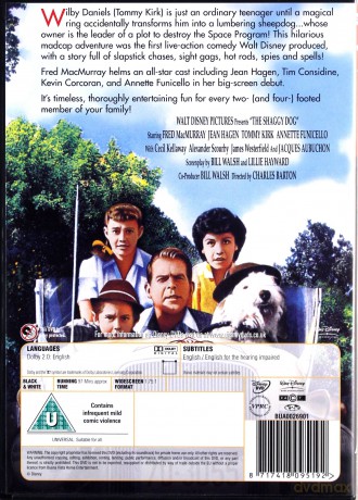 The Shaggy Dog (Na psa urok) [DVD]