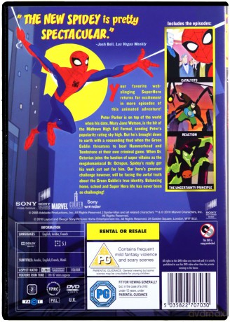 The Spectacular Spider-Man Volume 3 [DVD]