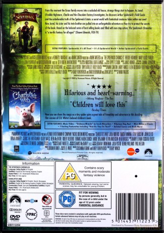 The Spiderwick Chronicles / Charlotte's Web (Kroniki Spiderwick / Pajęczyna Charlotty) [2DVD]