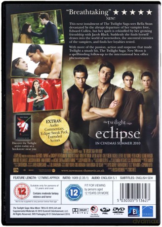 The Twilight Saga: New Moon (Saga 'Zmierzch': Księżyc w nowiu) [DVD]