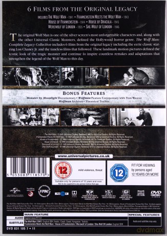 The Wolf Man: Complete Legacy Collection [5DVD]