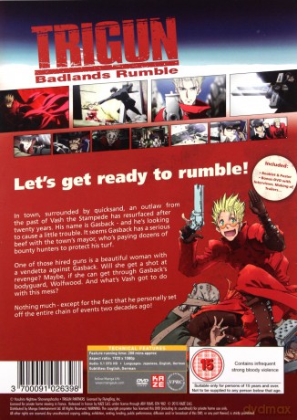 Trigun Movie: Badlands Rumble [DVD]