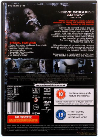 Untraceable (Nieuchwytny) [DVD]