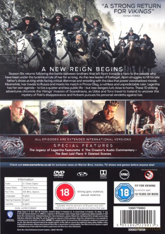 Vikings: Season 6 Volume 1 (Wikingowie) [3DVD]