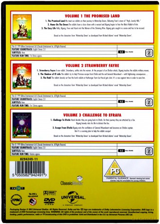 Watership Down: Volumes 1-3 [3DVD]