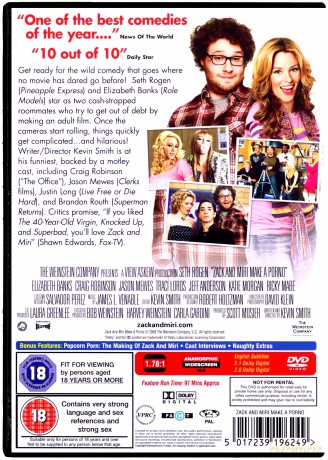 Zack And Miri Make A Porno (Zack i Miri kręcą porno) [DVD]