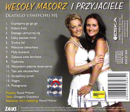 Wesoły Masorz i Przyjaciele: Dlatego uśmiychej się [CD]