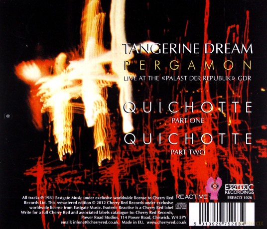 Tangerine Dream: Pergamon [CD]