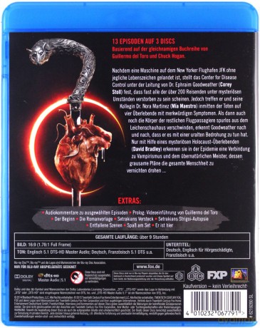The Strain Season 1 (Wirus) [3xBlu-Ray]