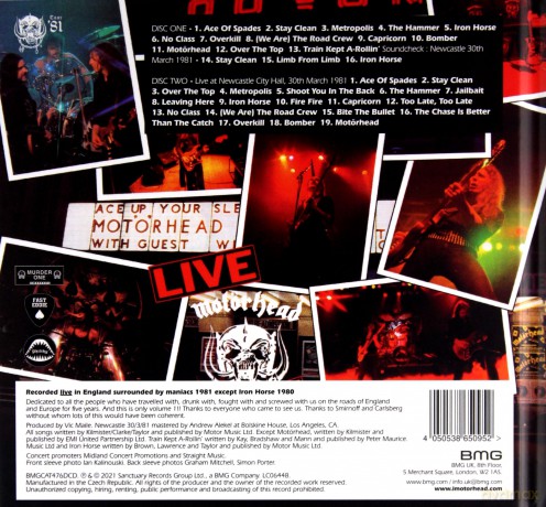 Motorhead: No Sleep 'Til Hammersmith [2CD]