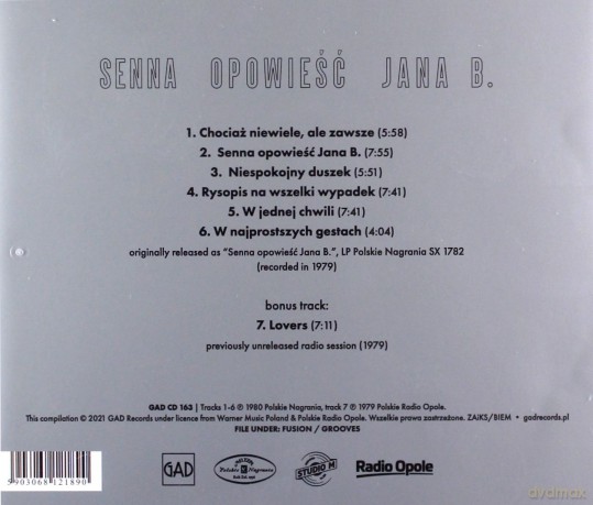 Crash: Senna Opowieść Jana B. [CD]