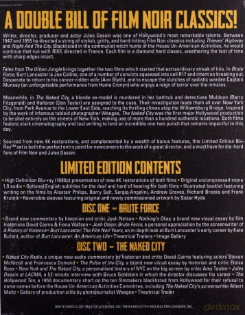 Tales From the Urban Jungle: Brute Force and The Naked City (Brutalna Siła / Nagie miasto) (Limited) [2xBlu-Ray]