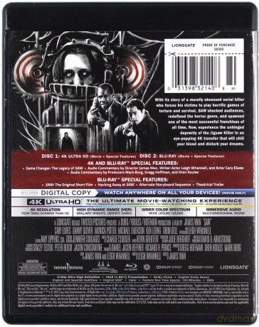 Saw (Piła) [Blu-Ray 4K]+[Blu-Ray]