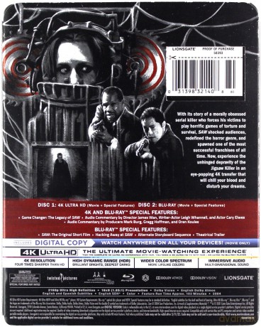 Saw (Piła) [Blu-Ray 4K]+[Blu-Ray]